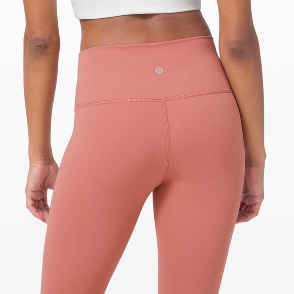 lululemon wunder under high rise tight - full on luxtreme 25” 8 briar rose pink - Picture 1 of 6